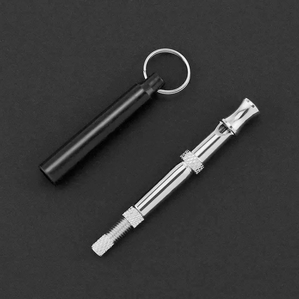 KFX-3113661 Ultrasonic Dog Training Whistle with Adjustable Keychain, Portable Copper Design