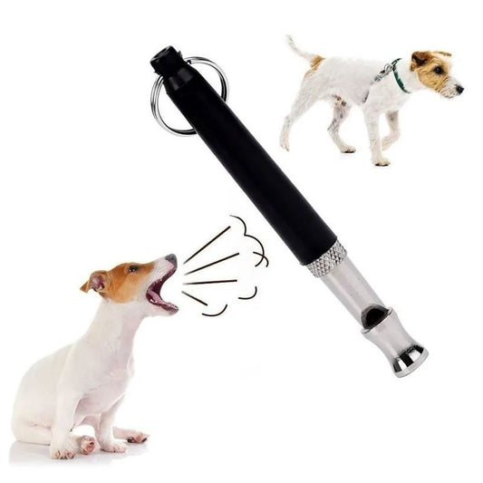 KFX-3113661 Ultrasonic Dog Training Whistle with Adjustable Keychain, Portable Copper Design