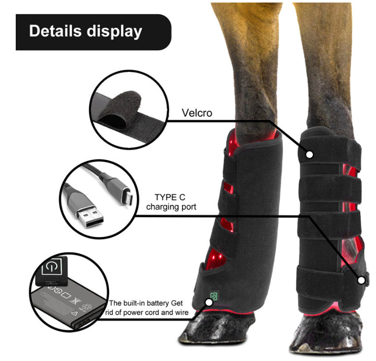 KFX-3115581 Red Light Infrared Phototherapy Device for Horse Leg Recovery and Wound Healing
