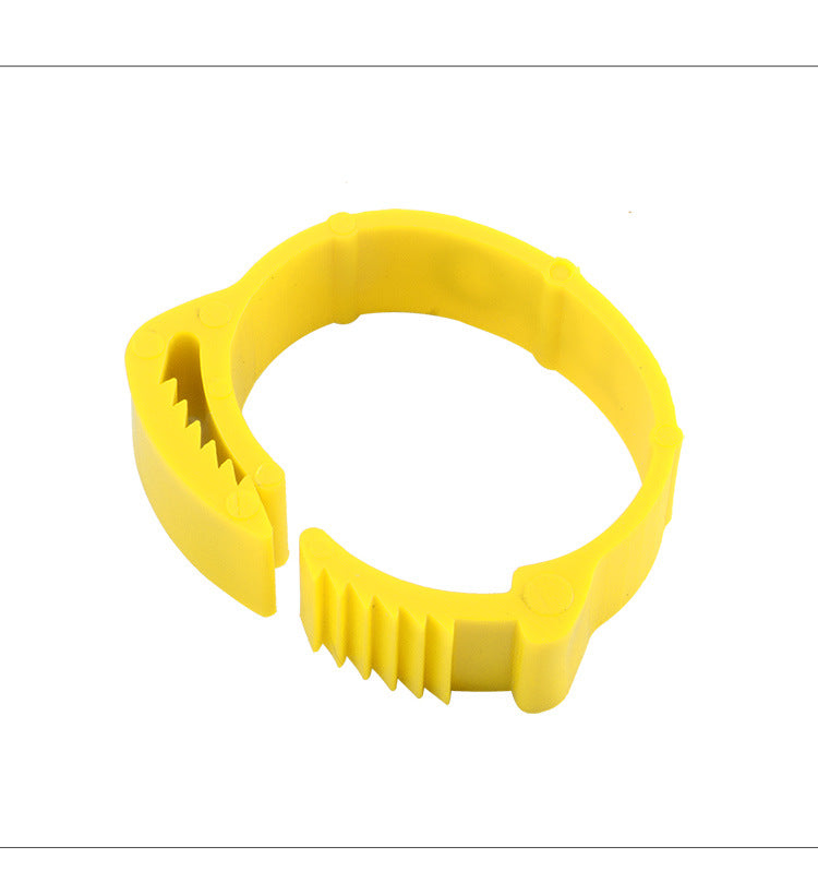 KFX-3115965 Chicken Foot Identification Ring with Stitch Marker for Poultry - 25 Pack
