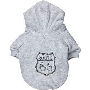 KFX-3119037 Cozy Fleece Hoodie for Pets - Casual Wear, Sizes for All Pets