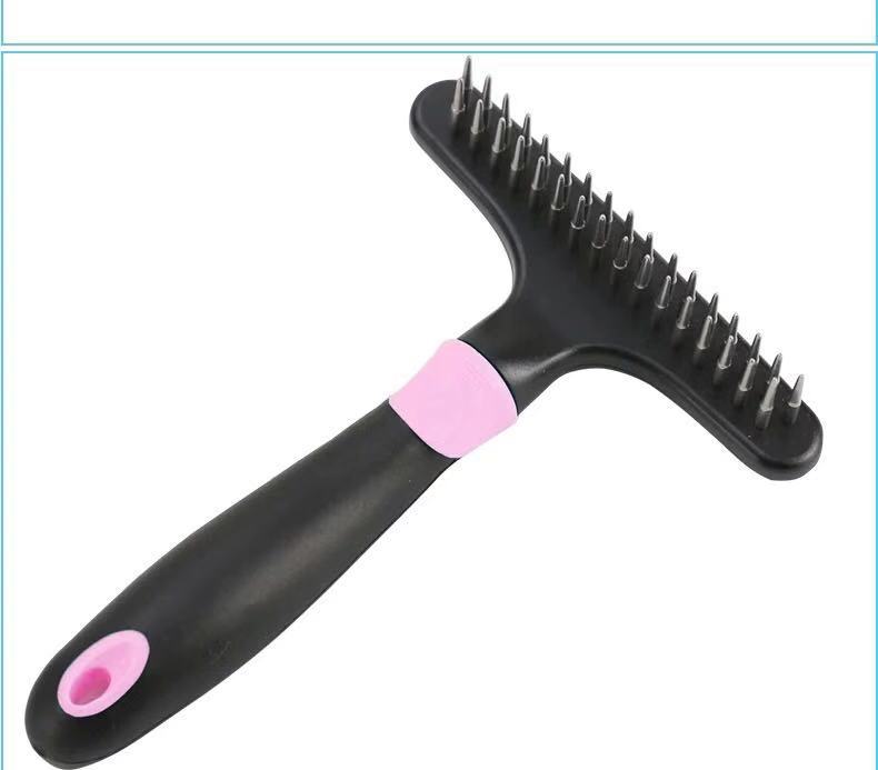 KFX-3119549 Pet Hair Removal Comb for Effective Dog Grooming and Maintenance