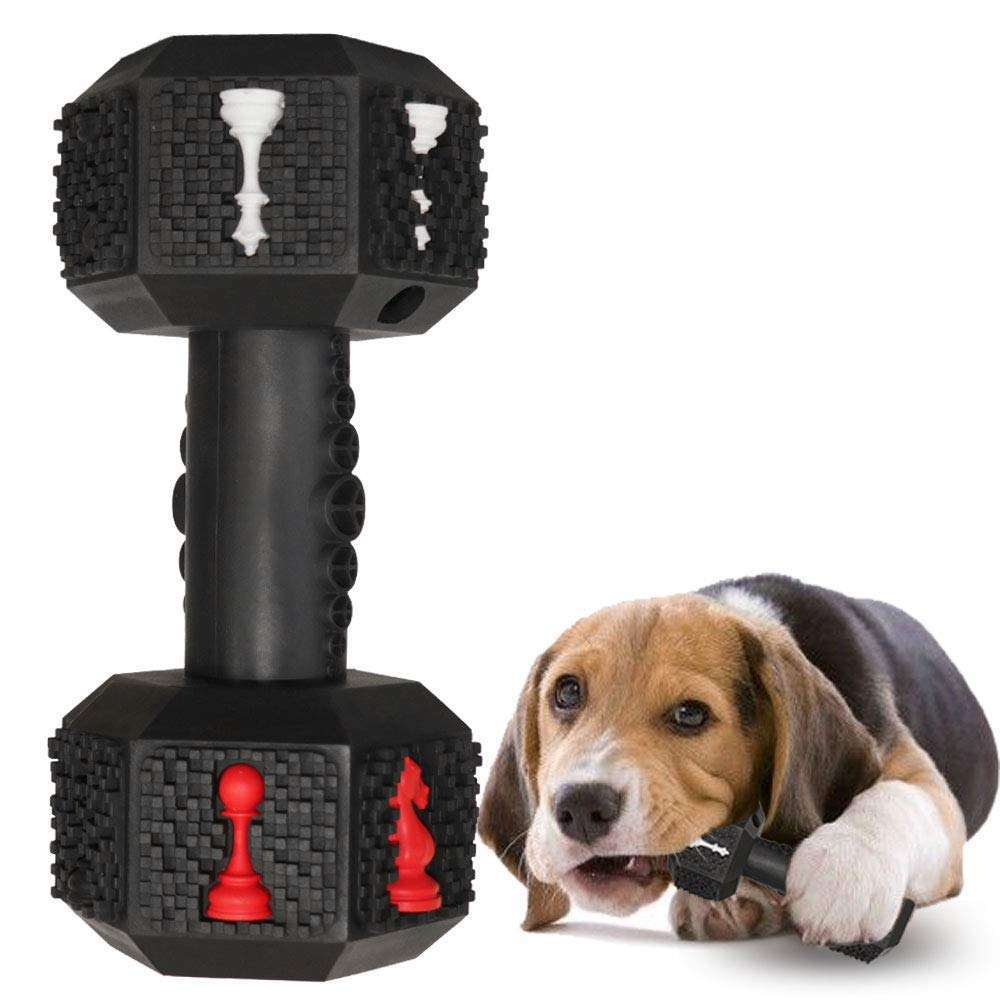 KFX-3122365 Durable Interactive Dog Chew Toy for Aggressive Chewers - Food Grade Tooth Cleaning for Medium and Large Dogs