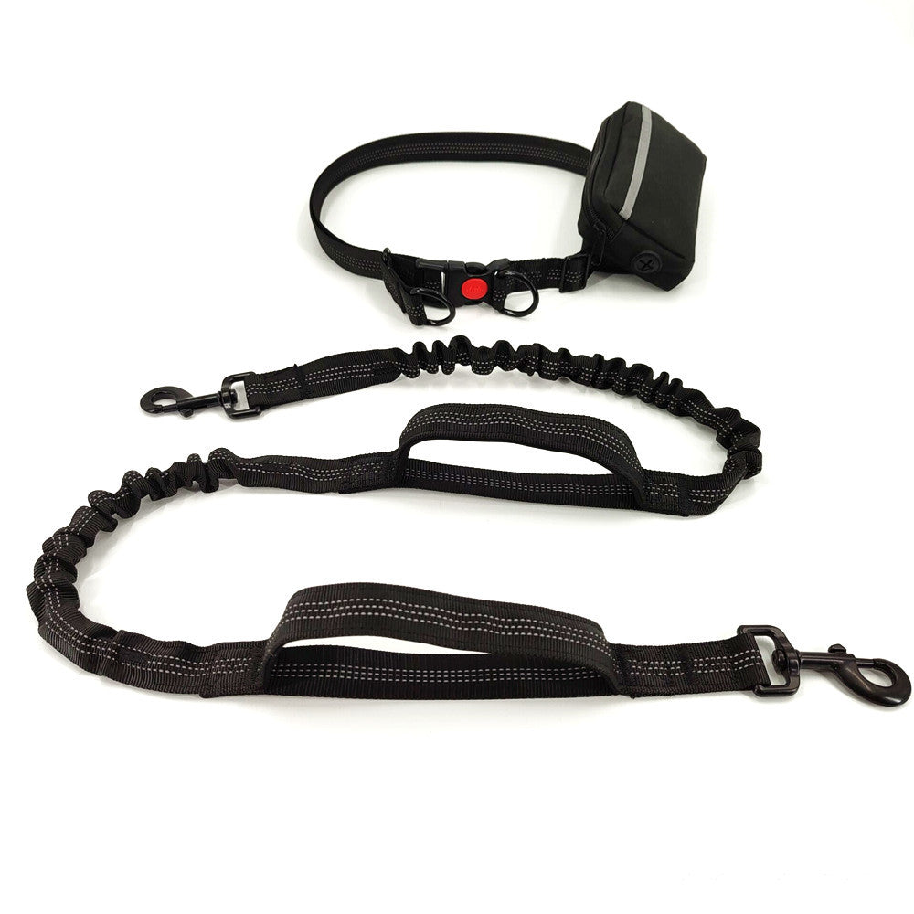 KFX-3123517 Multifunctional Towing Rope Belt with Pocket for Running
