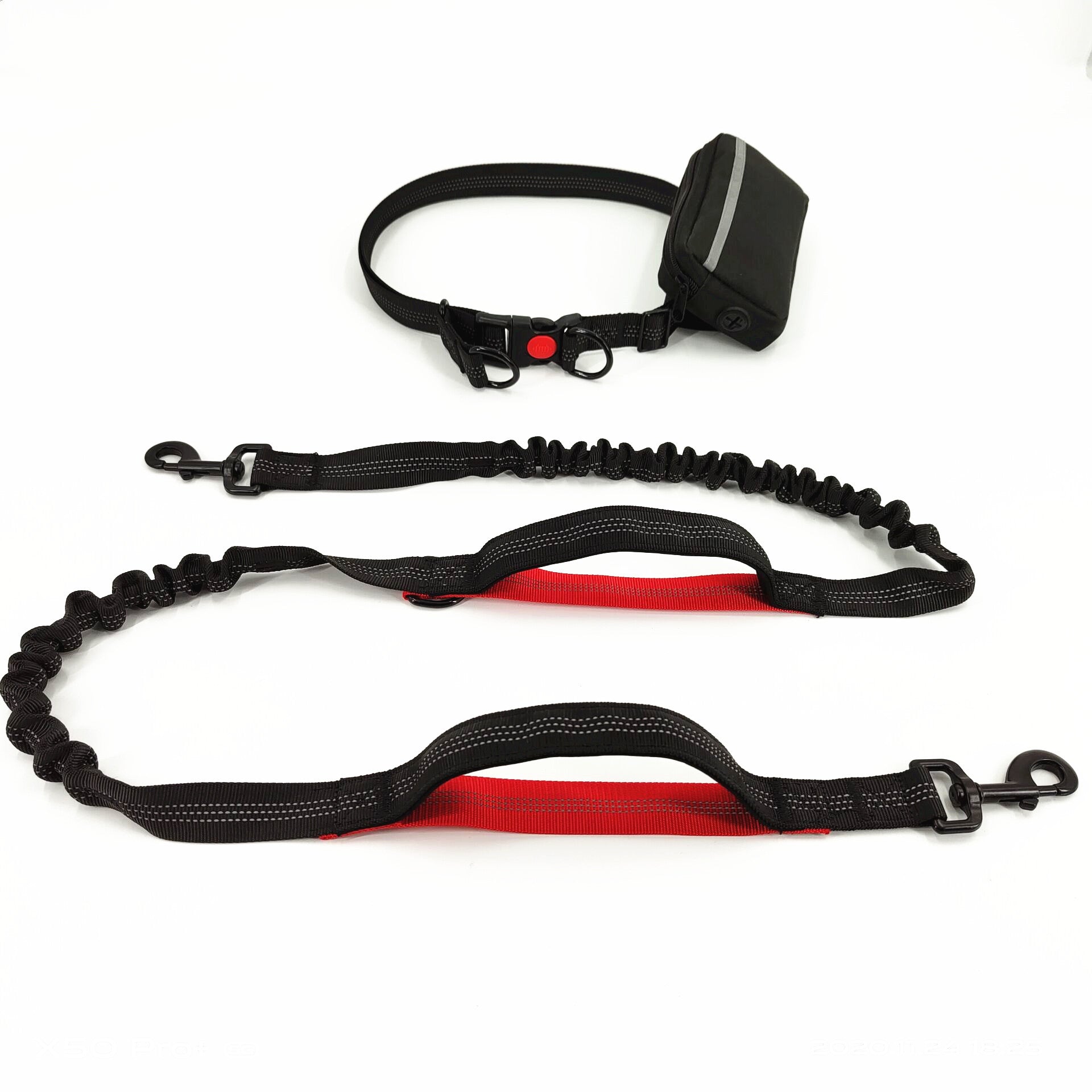 KFX-3123517 Multifunctional Towing Rope Belt with Pocket for Running