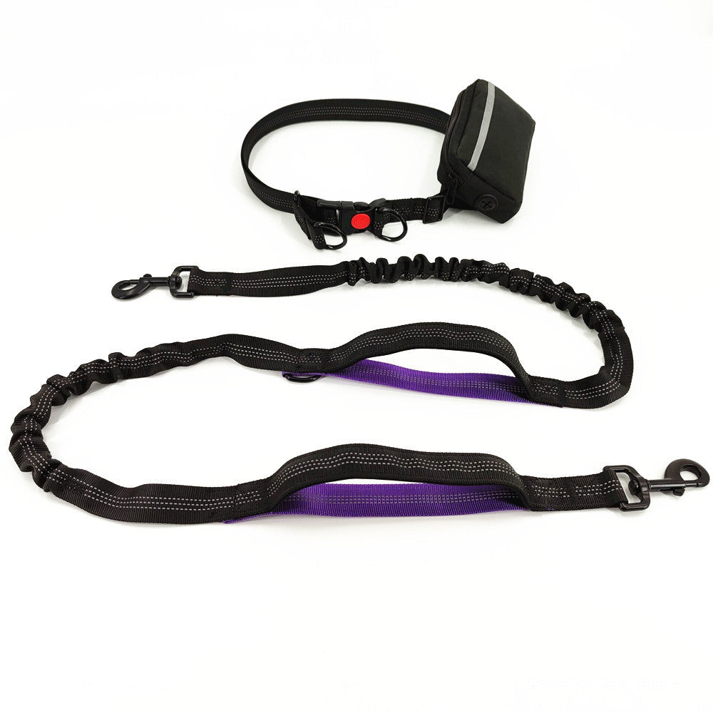 KFX-3123517 Multifunctional Towing Rope Belt with Pocket for Running
