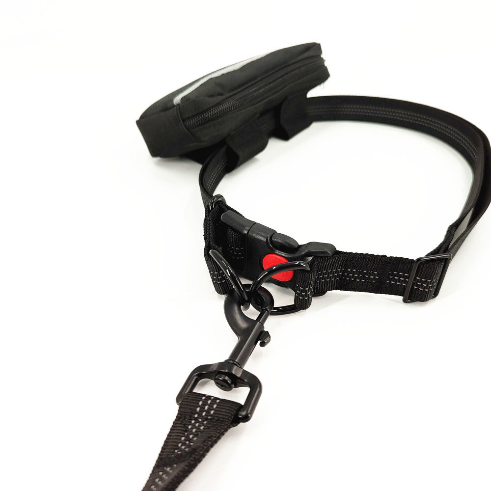 KFX-3123517 Multifunctional Towing Rope Belt with Pocket for Running