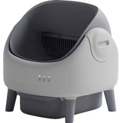 KFX-3125181 Automatic Semi-Closed Drawer Cat Litter Box - Shovel-Free Design in Multiple Colors