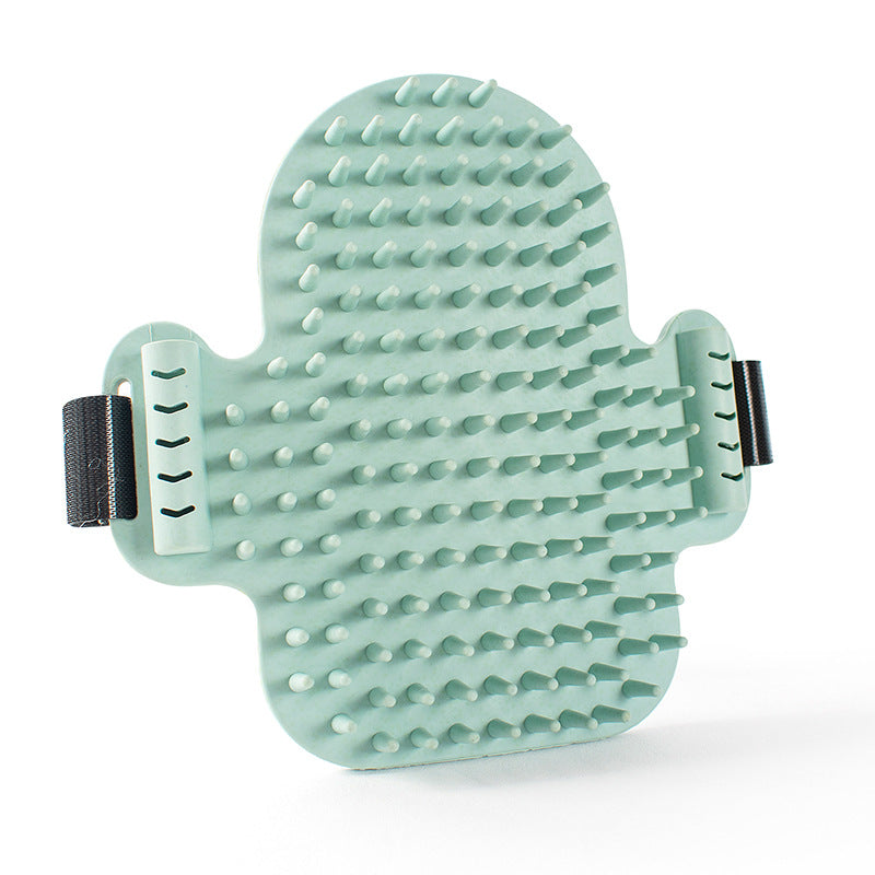 KFX-3125309 Cat Massage Comb - Rubber Cactus Rubbing Brush for Itching Relief and Play