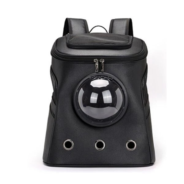 KFX-3125949 Large-Capacity Pet Backpack Carrier with Transparent Space Capsule Design for Cats and Dogs