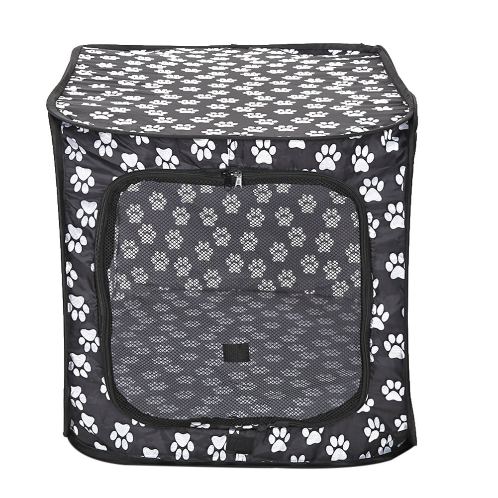 KFX-3133117 Small and Medium-Sized Pet Cage with Foldable Design for Easy Storage and Transport