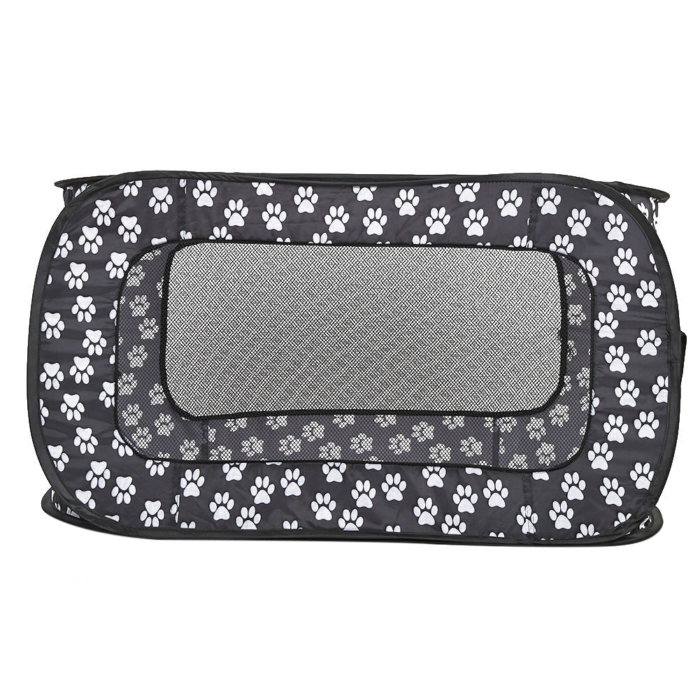 KFX-3133117 Small and Medium-Sized Pet Cage with Foldable Design for Easy Storage and Transport