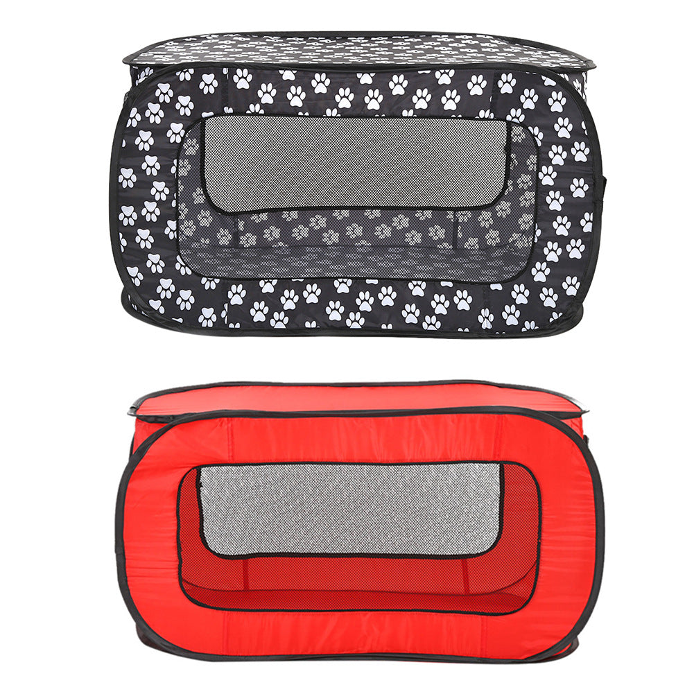 KFX-3133117 Small and Medium-Sized Pet Cage with Foldable Design for Easy Storage and Transport