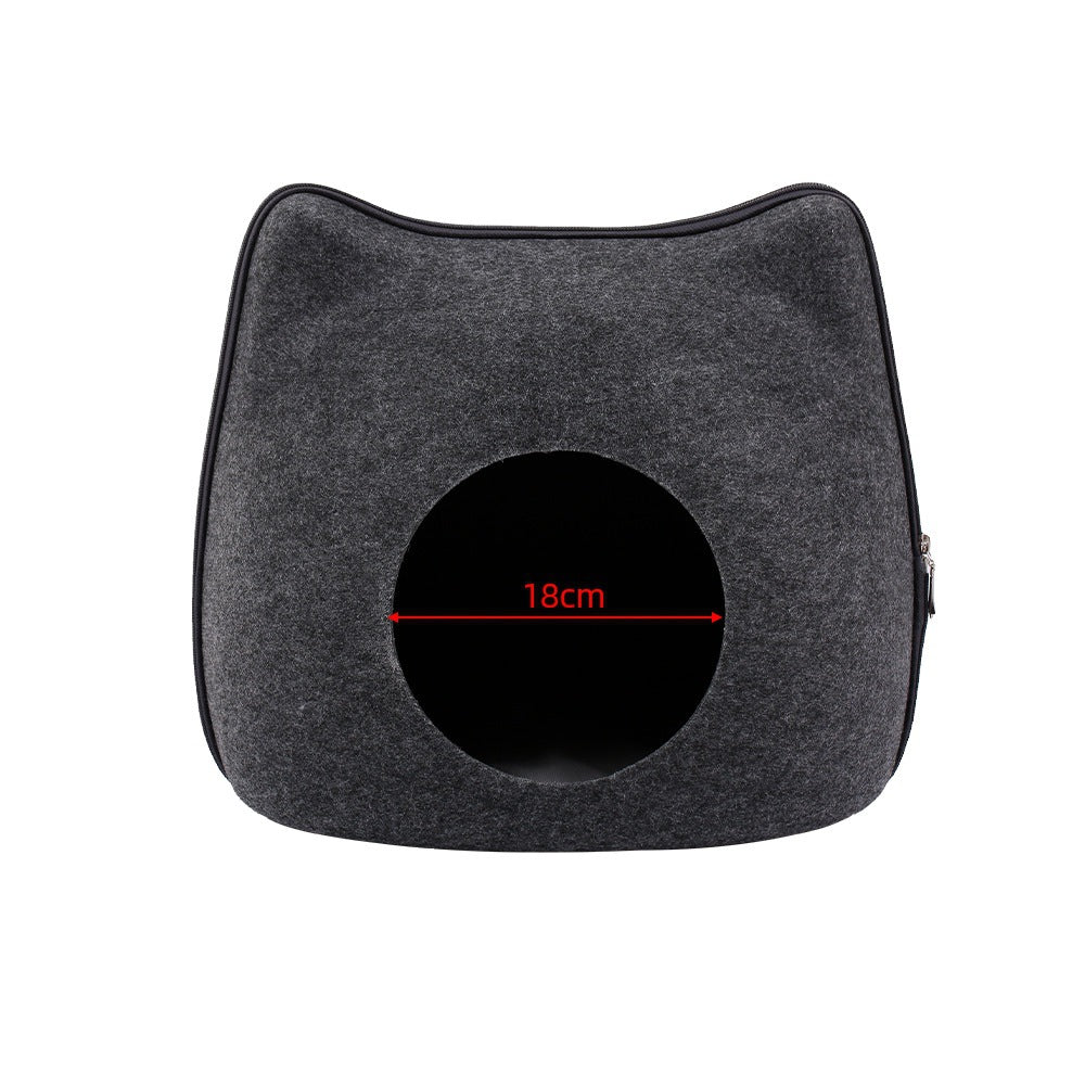 KFX-3133501 Felt Pet Nest in Gray, Pink, and Blue for All Seasons