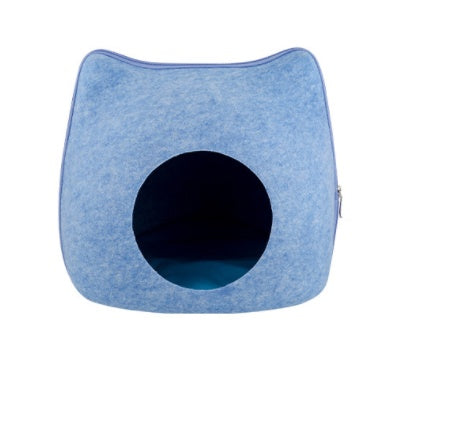 KFX-3133501 Felt Pet Nest in Gray, Pink, and Blue for All Seasons