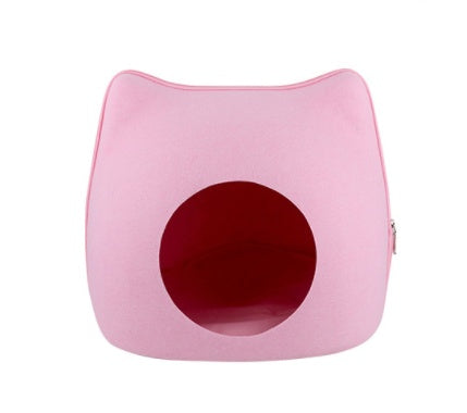 KFX-3133501 Felt Pet Nest in Gray, Pink, and Blue for All Seasons