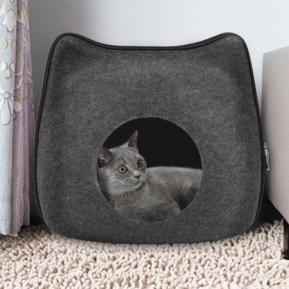 KFX-3133501 Felt Pet Nest in Gray, Pink, and Blue for All Seasons