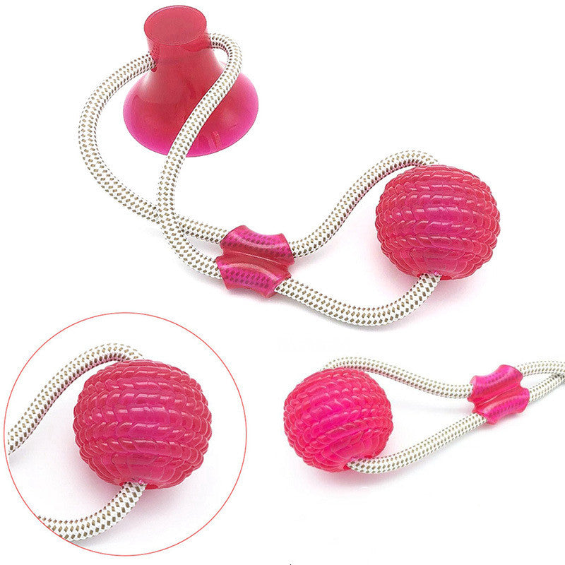 KFX-3136061 Durable Rubber Molar Toy for Dogs - Interactive Nibble Chew Accessory