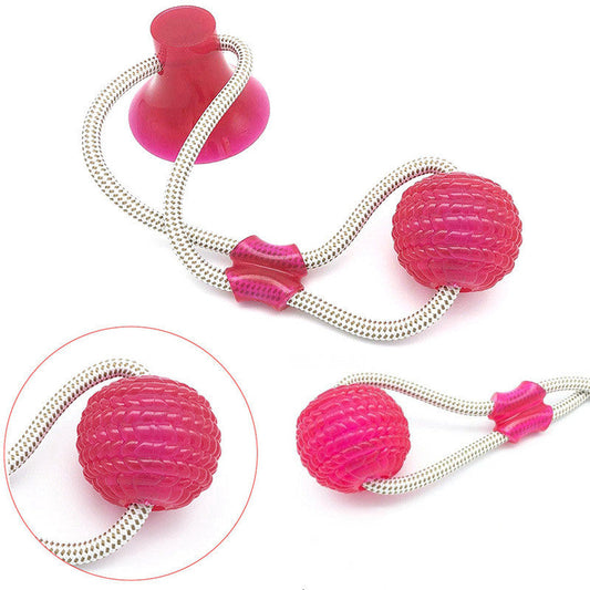KFX-3136061 Durable Rubber Molar Toy for Dogs - Interactive Nibble Chew Accessory