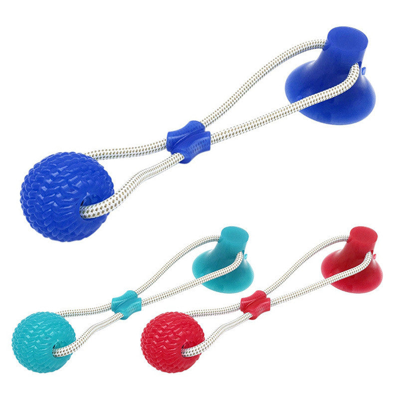 KFX-3136061 Durable Rubber Molar Toy for Dogs - Interactive Nibble Chew Accessory