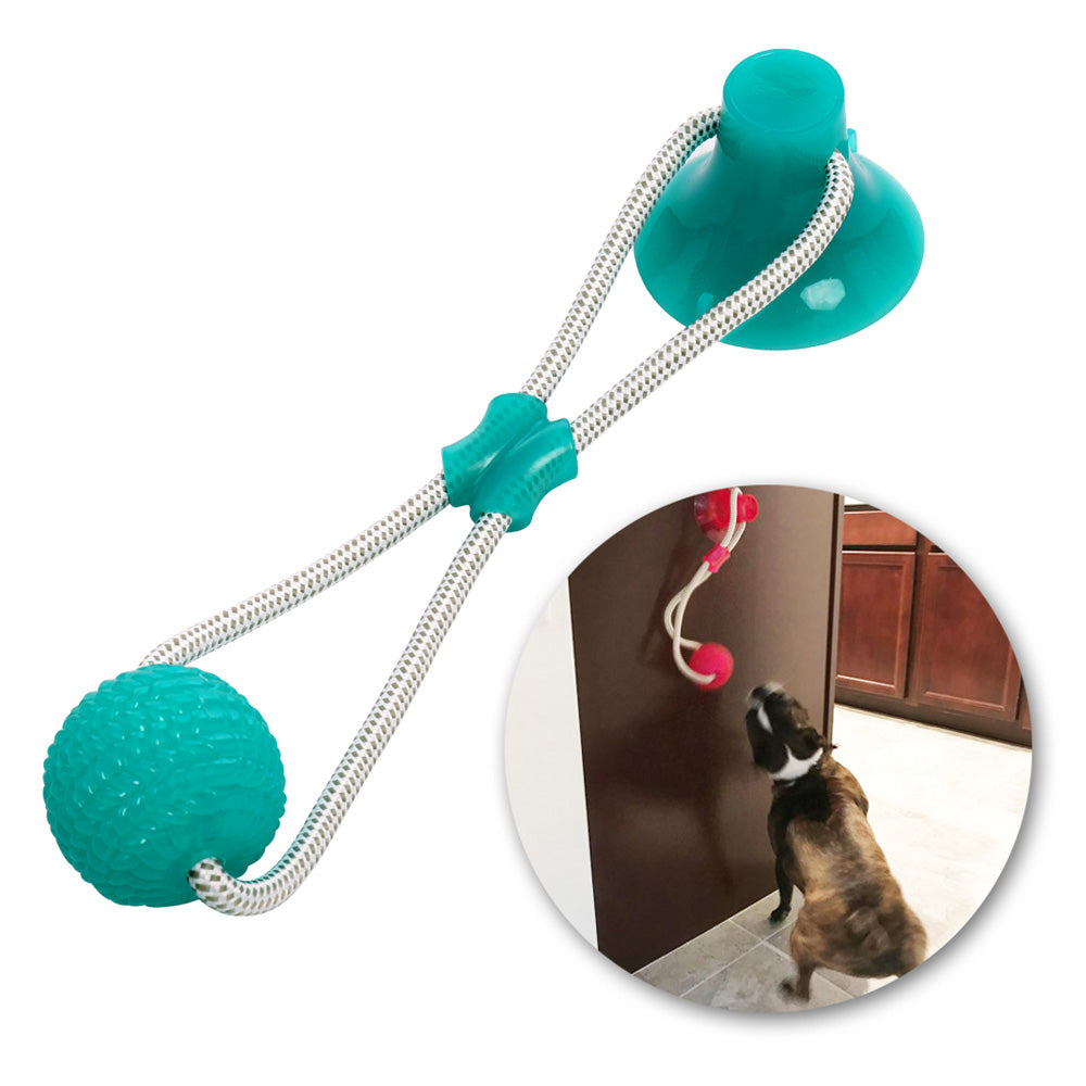 KFX-3136061 Durable Rubber Molar Toy for Dogs - Interactive Nibble Chew Accessory