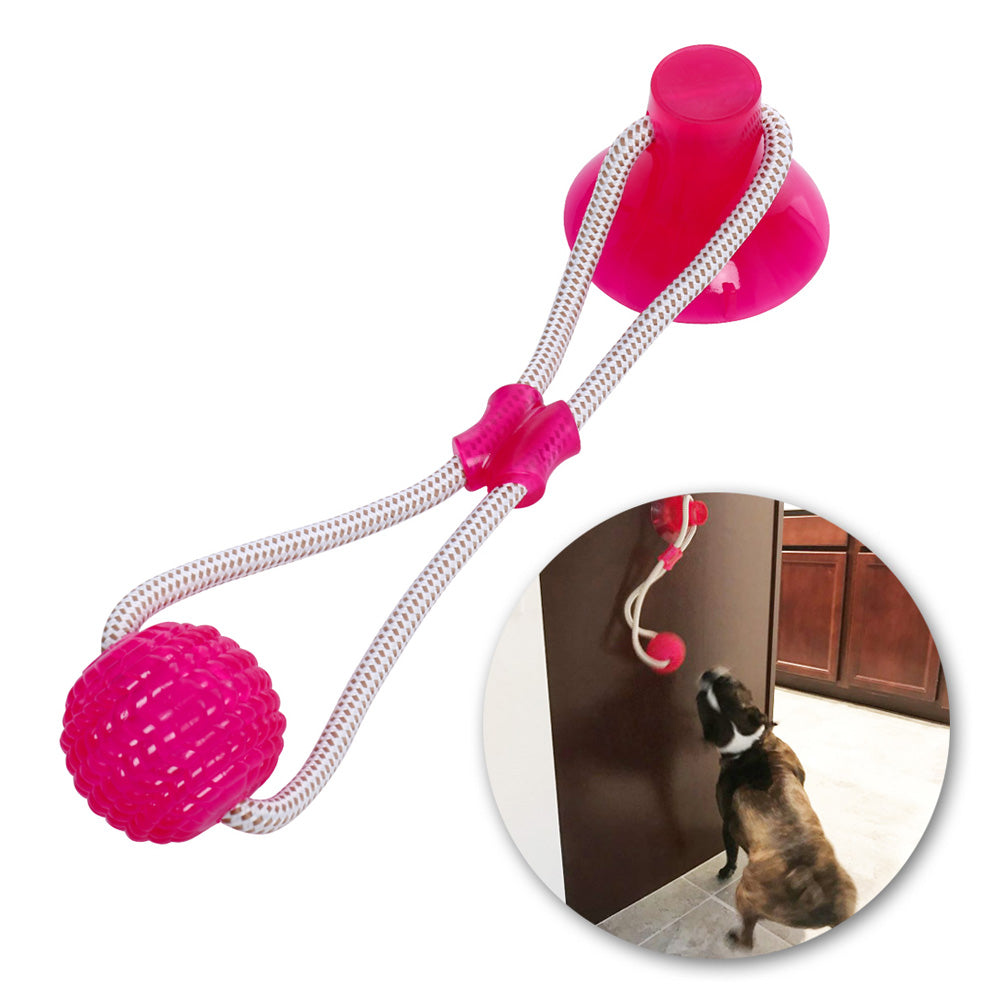 KFX-3136061 Durable Rubber Molar Toy for Dogs - Interactive Nibble Chew Accessory