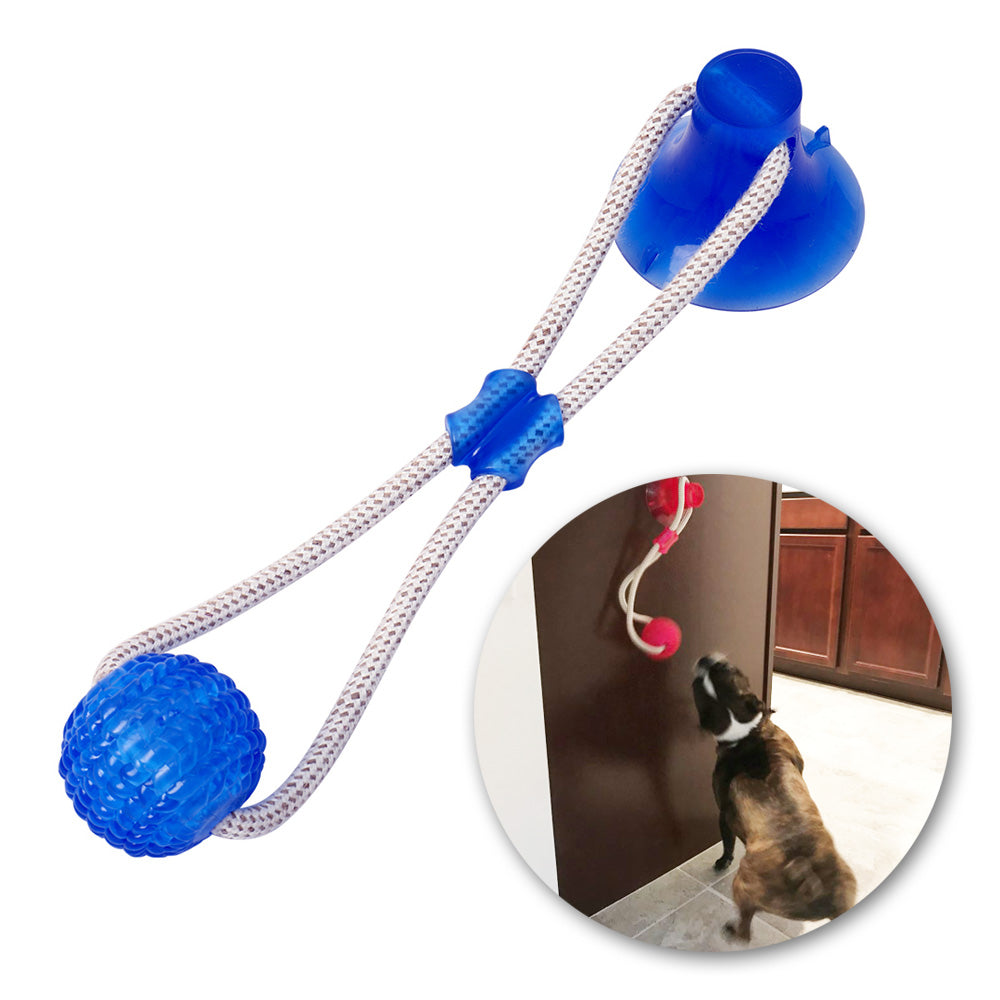 KFX-3136061 Durable Rubber Molar Toy for Dogs - Interactive Nibble Chew Accessory