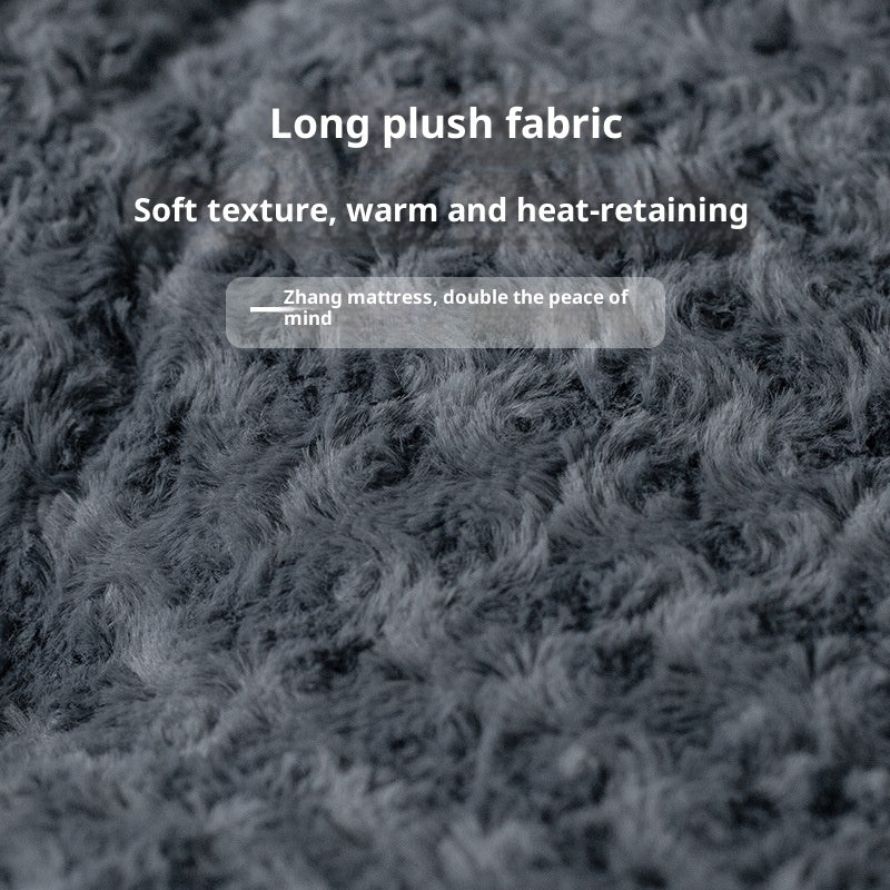 KFX-3137085 Thick Embossed Velvet Pet Mat in Dark Gray - Multiple Sizes Available
