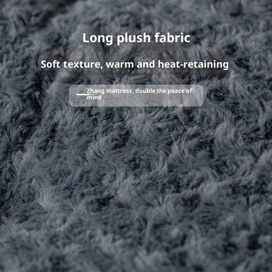 KFX-3137085 Thick Embossed Velvet Pet Mat in Dark Gray - Multiple Sizes Available