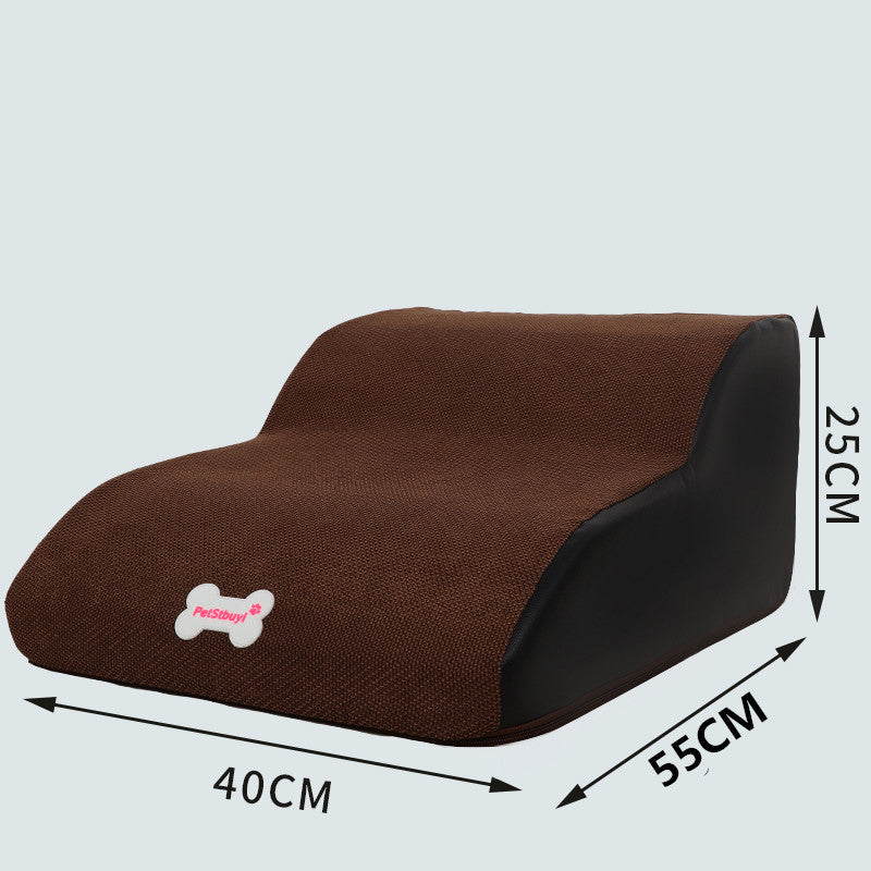 KFX-3138493 Small Dog Climbing Ladder Cushion for Sofa and Bed – Multi-Layer Gradient Colors