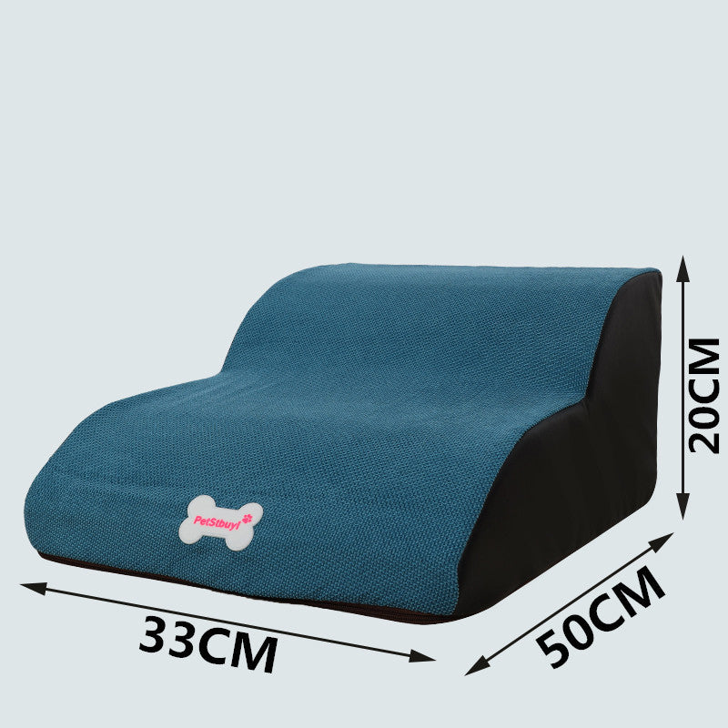 KFX-3138493 Small Dog Climbing Ladder Cushion for Sofa and Bed – Multi-Layer Gradient Colors