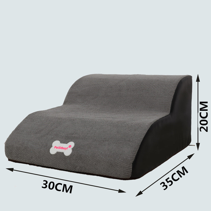 KFX-3138493 Small Dog Climbing Ladder Cushion for Sofa and Bed – Multi-Layer Gradient Colors