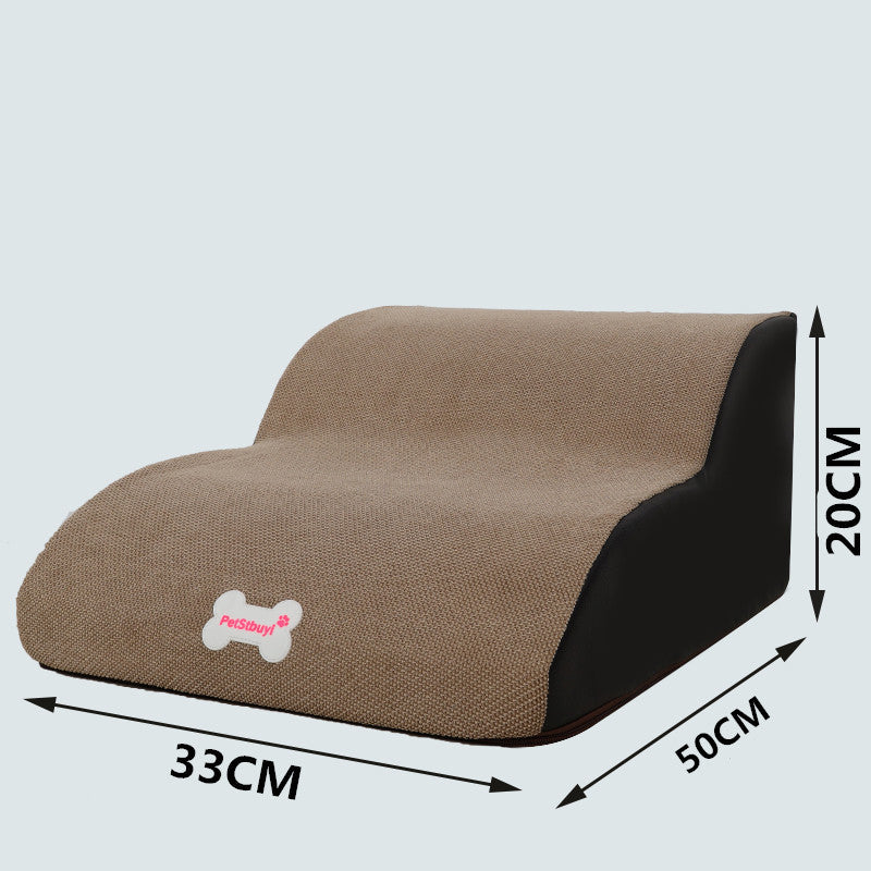 KFX-3138493 Small Dog Climbing Ladder Cushion for Sofa and Bed – Multi-Layer Gradient Colors