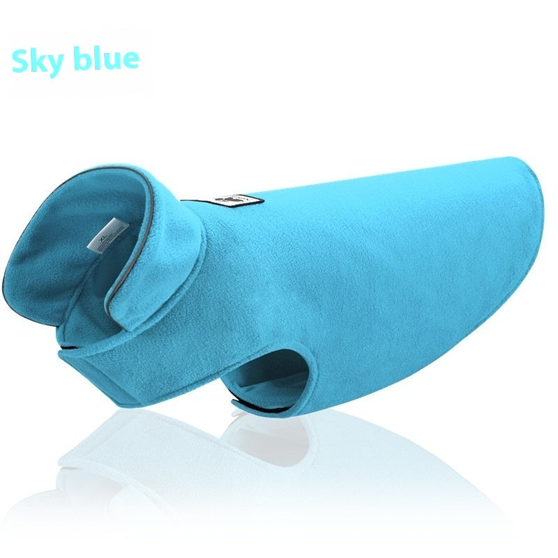 KFX-3141565 Thickened Polar Fleece Double-Sided Vest for Dogs - Autumn and Winter Pet Clothing