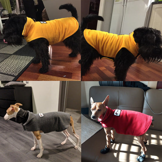 KFX-3141565 Thickened Polar Fleece Double-Sided Vest for Dogs - Autumn and Winter Pet Clothing