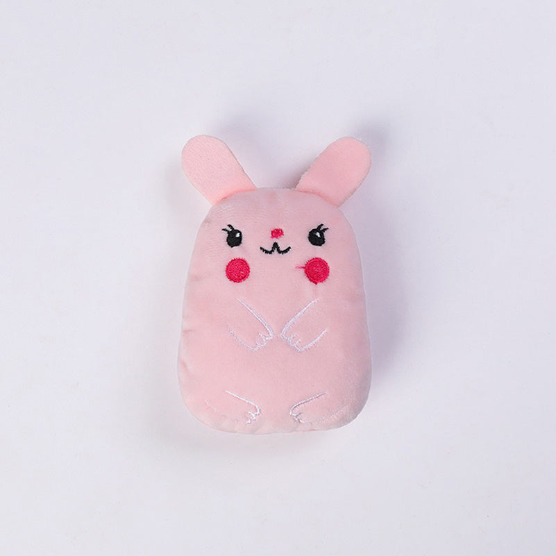 KFX-3142461 Catnip Chewing Plush Toy for Cats - Interactive Teeth Grinding and Vocal Toy - 11x8x4.5cm