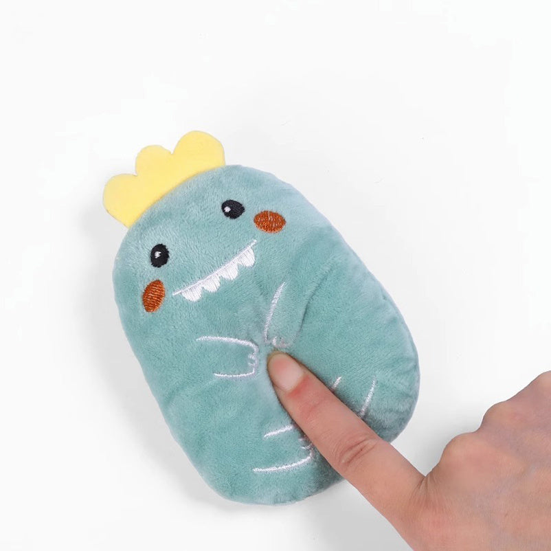 KFX-3142461 Catnip Chewing Plush Toy for Cats - Interactive Teeth Grinding and Vocal Toy - 11x8x4.5cm