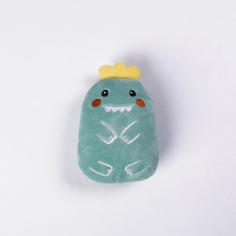 KFX-3142461 Catnip Chewing Plush Toy for Cats - Interactive Teeth Grinding and Vocal Toy - 11x8x4.5cm