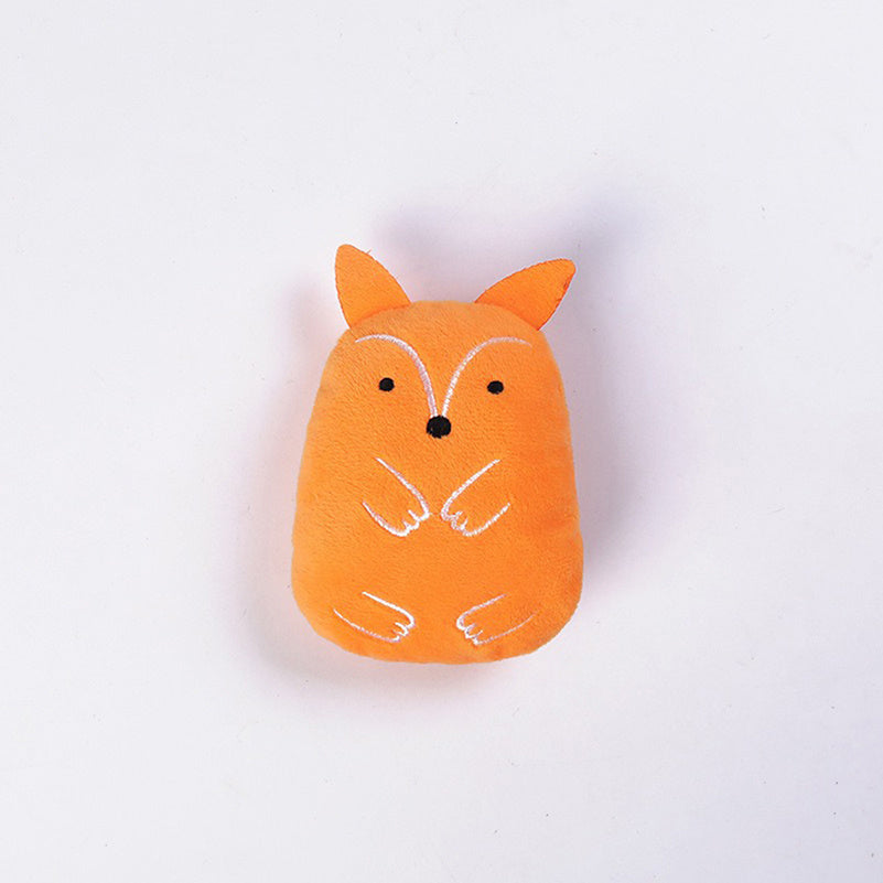 KFX-3142461 Catnip Chewing Plush Toy for Cats - Interactive Teeth Grinding and Vocal Toy - 11x8x4.5cm