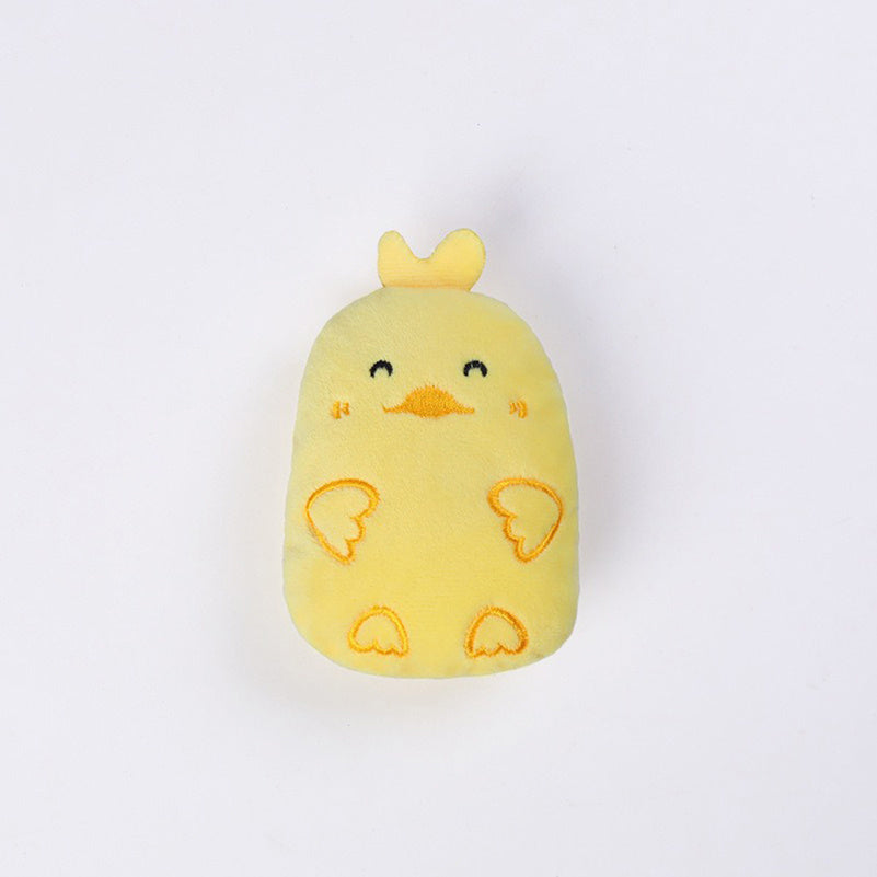 KFX-3142461 Catnip Chewing Plush Toy for Cats - Interactive Teeth Grinding and Vocal Toy - 11x8x4.5cm