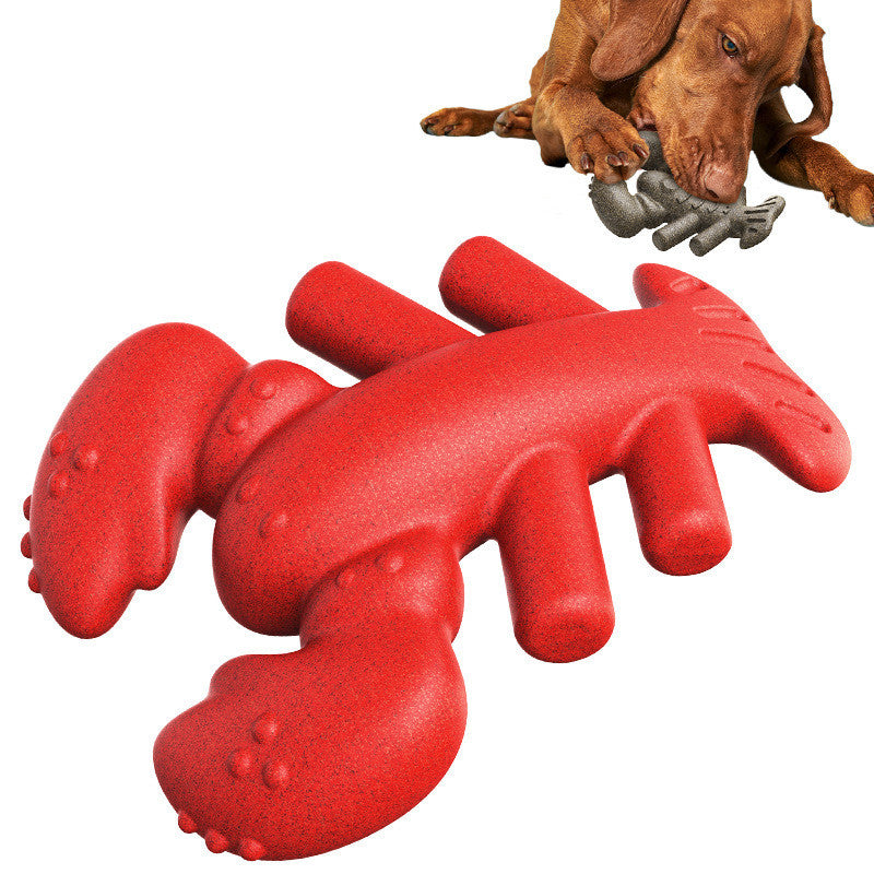 KFX-3143613 Wood Color Dog Molar Dropping Ball Toy - Durable Plastic Teeth Grinding Accessory
