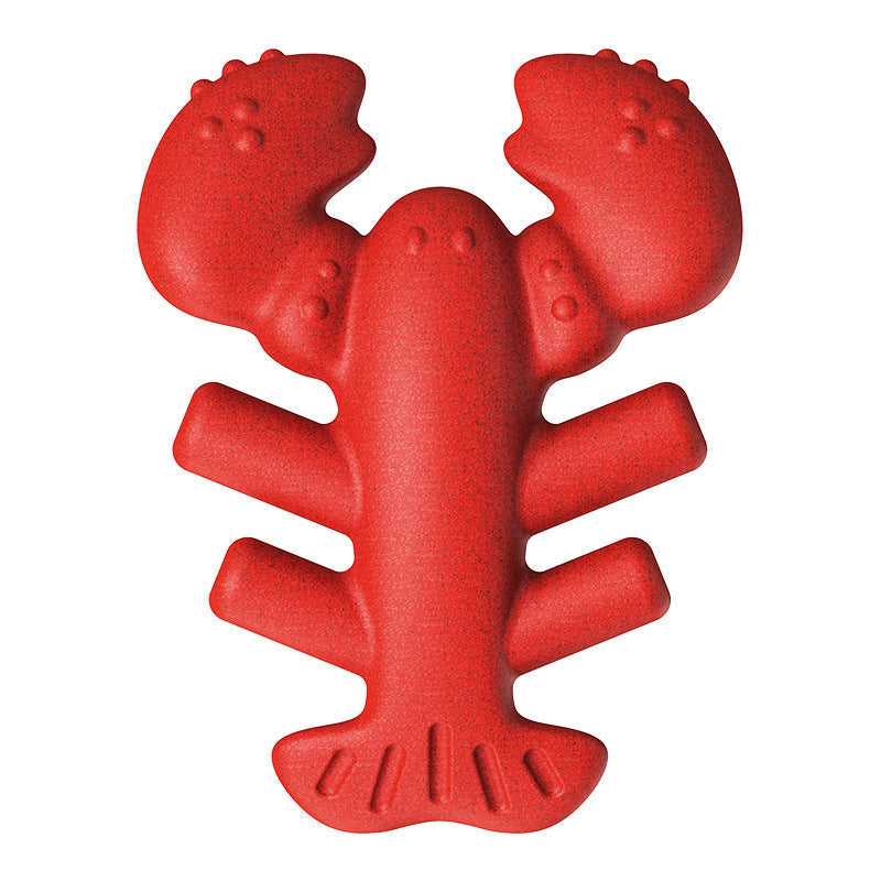 KFX-3143613 Wood Color Dog Molar Dropping Ball Toy - Durable Plastic Teeth Grinding Accessory