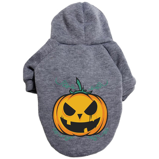 KFX-3146045 Stylish Halloween Pumpkin Pattern Dog Sweater in Multiple Colors and Sizes