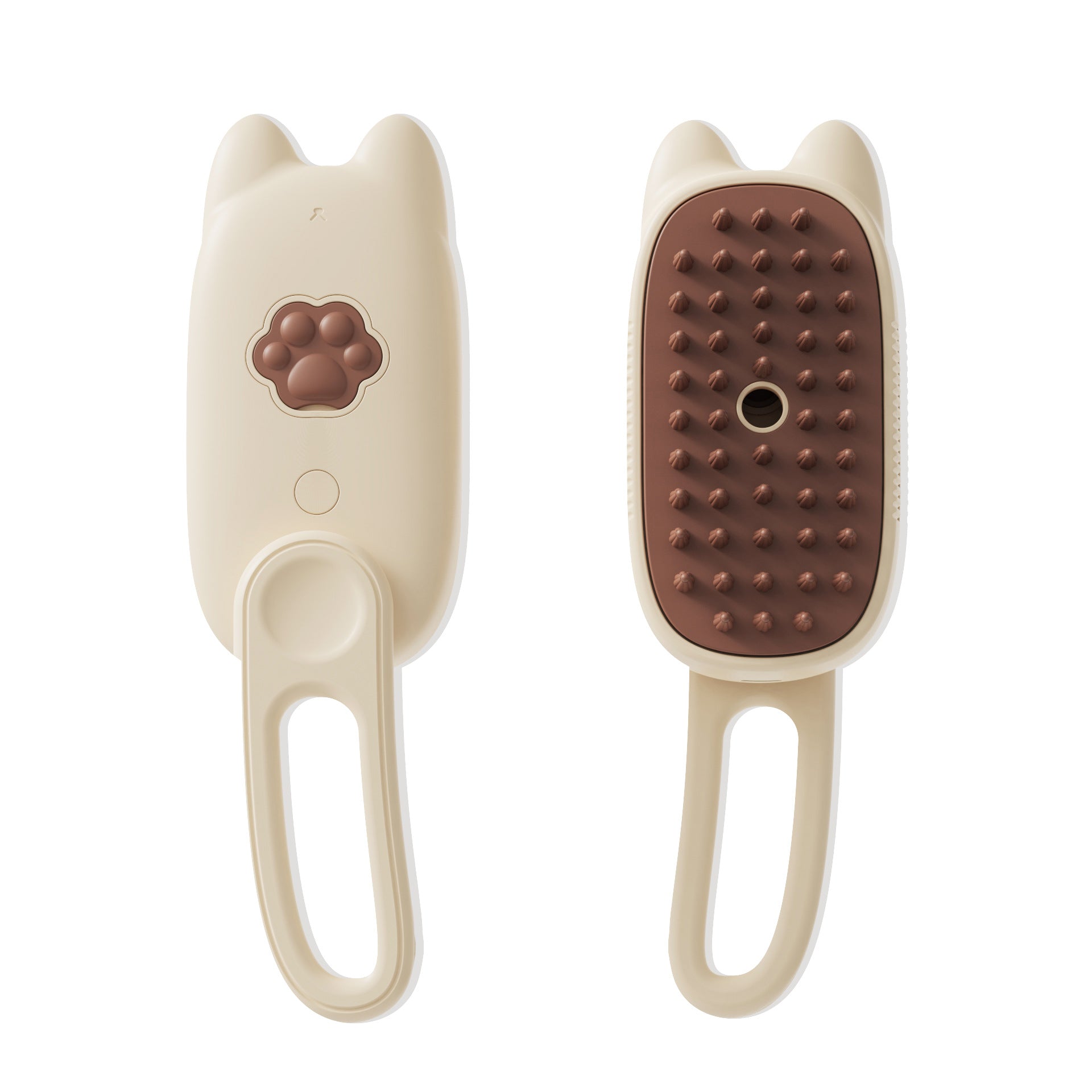 KFX-3152317 Rotating Pet Grooming Brush for Cats and Dogs - Wash-Free Hair Care Tool