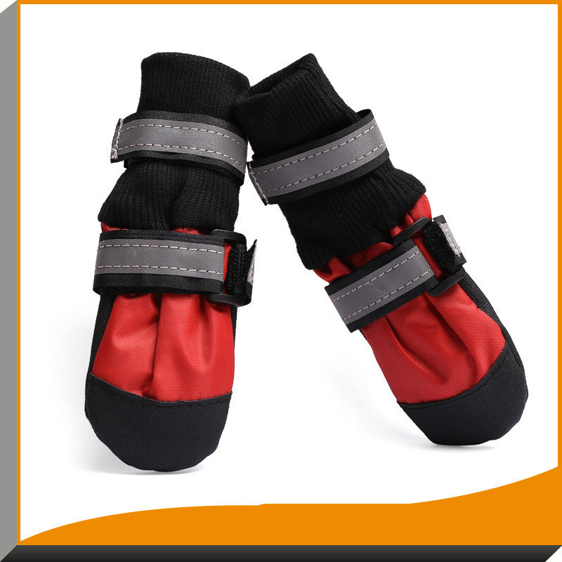 KFX-3153341 Waterproof Medium-Height Dog Walking Shoes for Indoor and Outdoor Use
