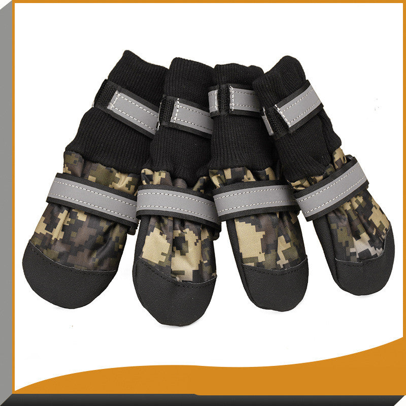 KFX-3153341 Waterproof Medium-Height Dog Walking Shoes for Indoor and Outdoor Use