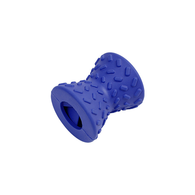 KFX-3153981 Durable Interactive Treat Dispensing Dog Toy - Tough Natural Rubber Chew Bone for Aggressive Chewers