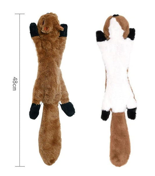 KFX-3156157 Interactive Plush Dog Toy with Animal Sounds and Built-in BB Sound Generators
