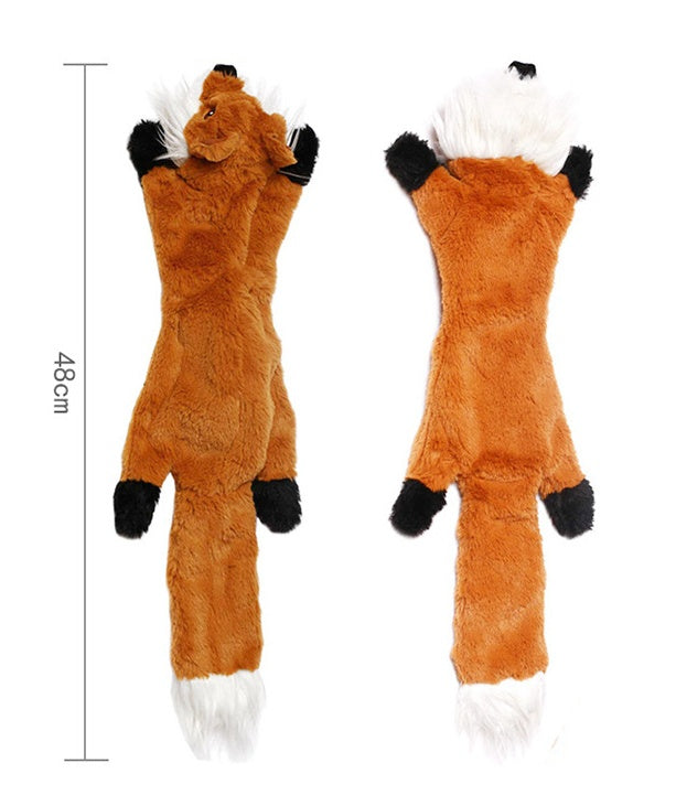 KFX-3156157 Interactive Plush Dog Toy with Animal Sounds and Built-in BB Sound Generators