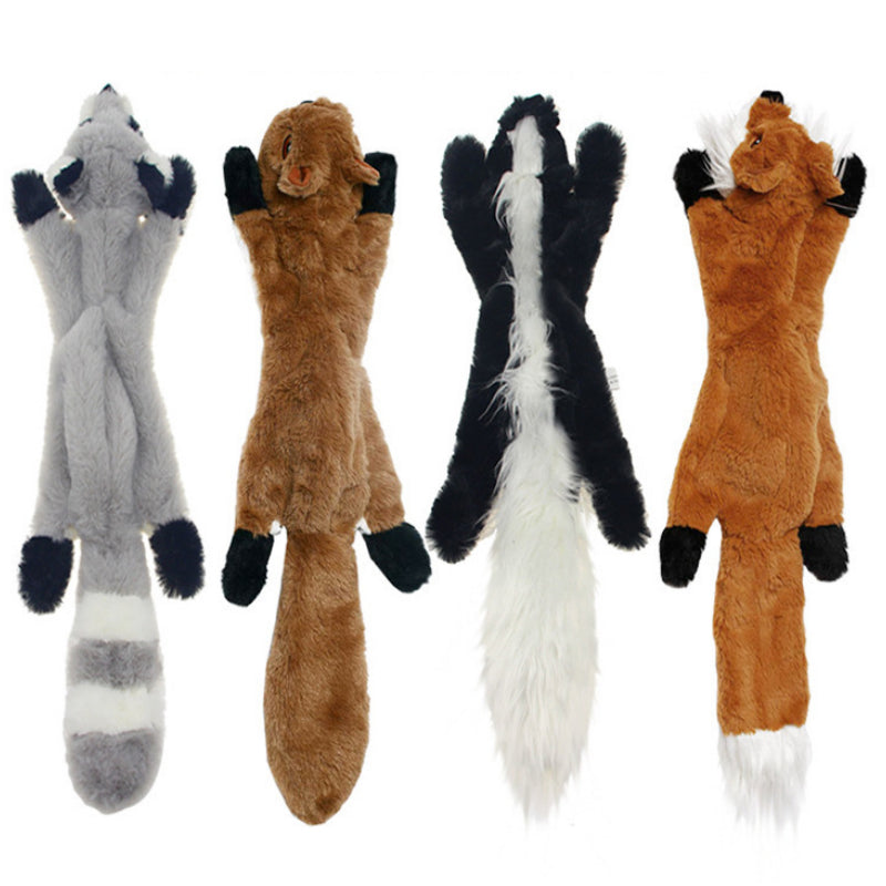 KFX-3156157 Interactive Plush Dog Toy with Animal Sounds and Built-in BB Sound Generators